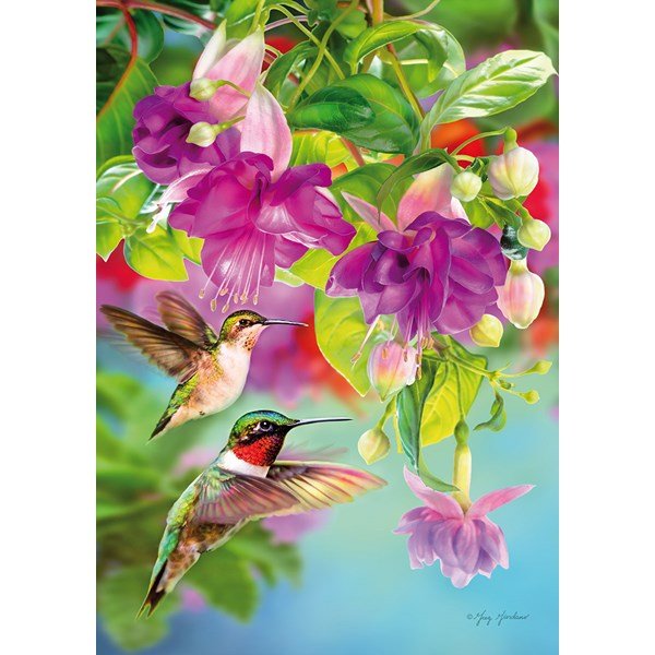 Piatnik (546747) - Greg Giordano: &quot;Hummingbirds&quot; - 1000 pieces puzzle - 9001890546747 - CrystalLotus.eu