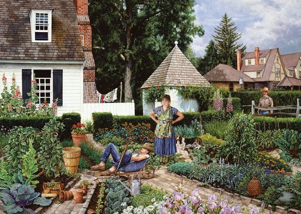 Piatnik (548147) - Susan Brabeau: &quot;Lazy Gardner&quot; - 1000 pieces puzzle - 9001890548147 - CrystalLotus.eu