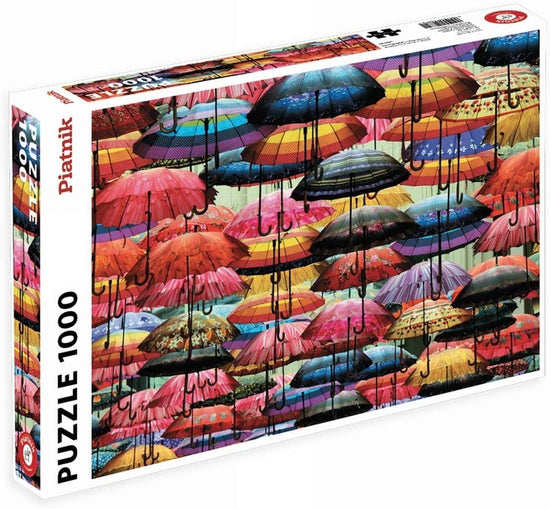 Piatnik (5487) - "Umbrellas" - 1000 pieces puzzle - 9001890548741 - CrystalLotus.eu