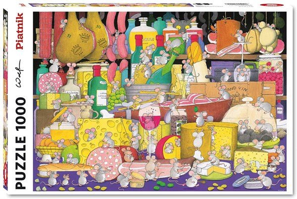 Piatnik (5499) - &quot;Mouse Party&quot; - 1000 pieces puzzle - 9001890549946 - CrystalLotus.eu