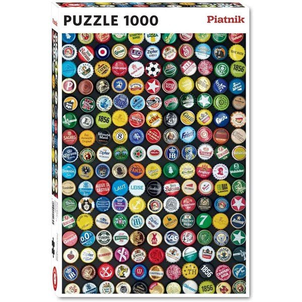 Piatnik (5513) - &quot;Bottle Caps&quot; - 1000 pieces puzzle - 9001890551345 - CrystalLotus.eu