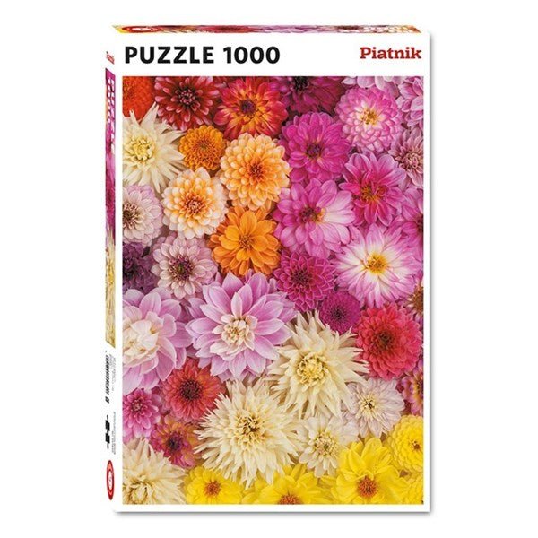 Piatnik (5518) - &quot;Dahlias&quot; - 1000 pieces puzzle - 9001890551840 - CrystalLotus.eu