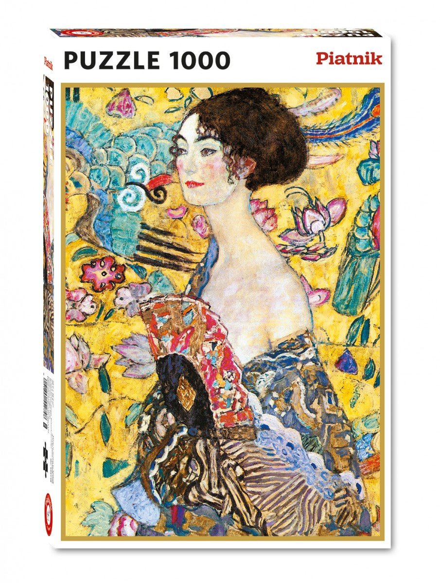 Piatnik (5527) - &quot;Lady with a Fan&quot; - 1000 pieces puzzle - 9001890552748 - CrystalLotus.eu