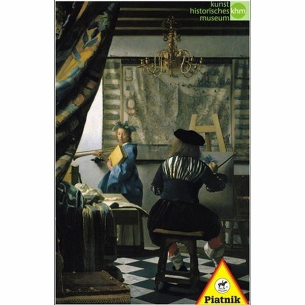 Piatnik (5640) - Johannes Vermeer: &quot;Artist Studio&quot; - 1000 pieces puzzle - 9001890564048 - CrystalLotus.eu