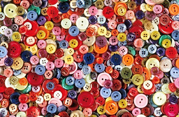 Piatnik (5687) - &quot;Buttons&quot; - 1000 pieces puzzle - 9001890568749 - CrystalLotus.eu