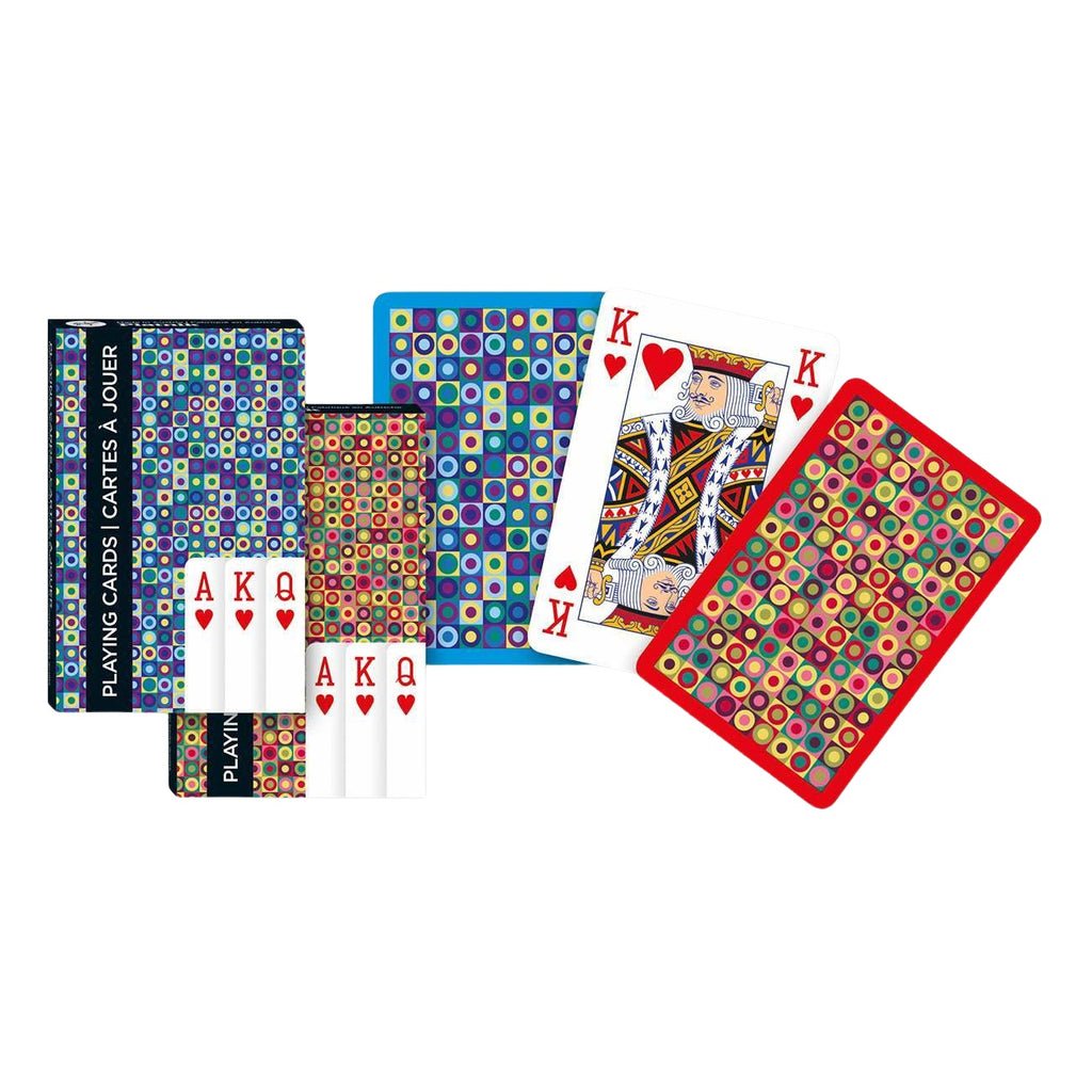 Piatnik - Dots Bridge Size Playing Cards (Blue Color) - 9001890163319 - Crystal Lotus