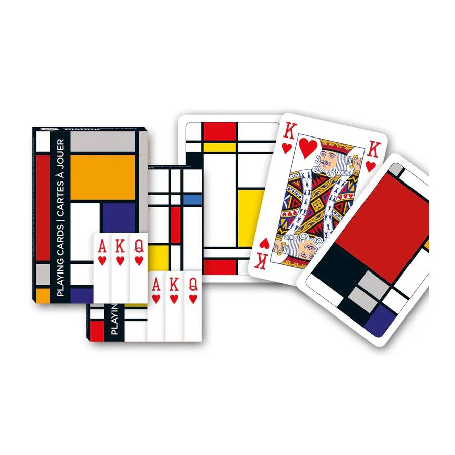 Piatnik - Squares Bridge Size Playing Cards (Yellow Color) - 9001890161315 - Crystal Lotus