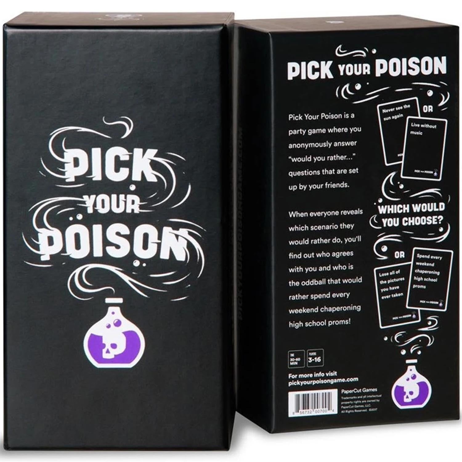 Pick Your Poison Card Game - 856732007004 - CrystalLotus.eu