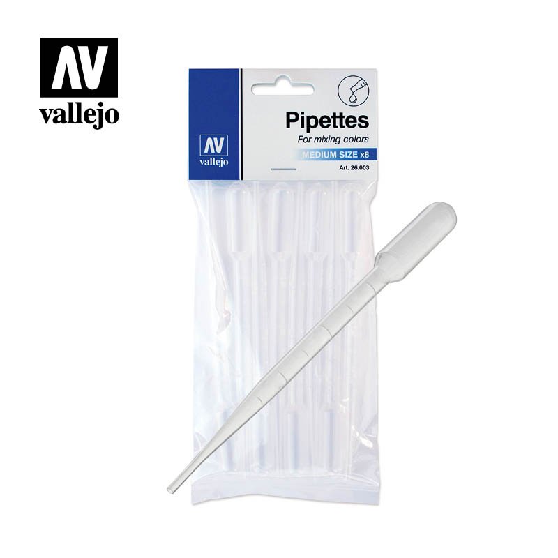 Pipettes 3 ml/0.10 fl oz (8) Size Medium - 8429551260039 - CrystalLotus.eu