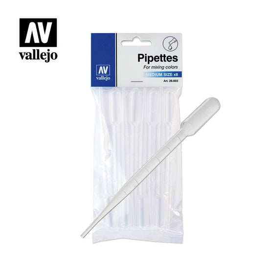 Pipettes 3 ml/0.10 fl oz (8) Size Medium - 8429551260039 - CrystalLotus.eu