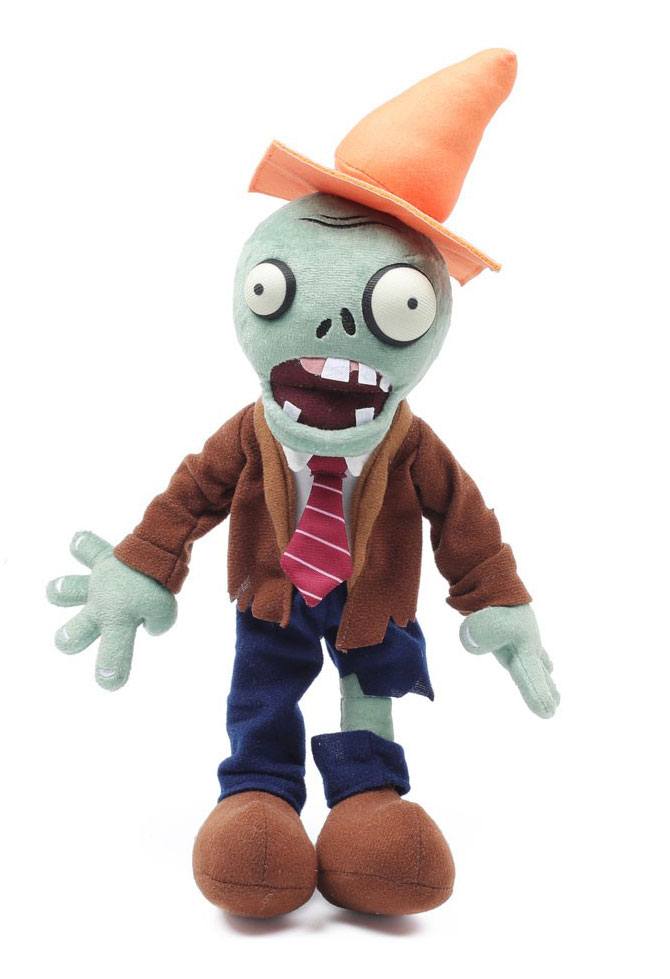 Plants vs. Zombies Plush Figure Conehead Zombie 35 cm - 8720165712779 - CrystalLotus.eu