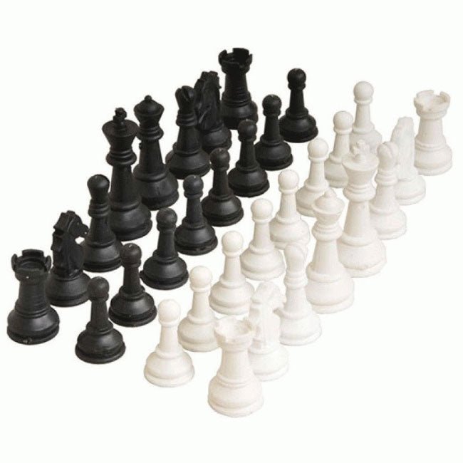 Plastic Chess Pieces - 000000000001 - CrystalLotus.eu