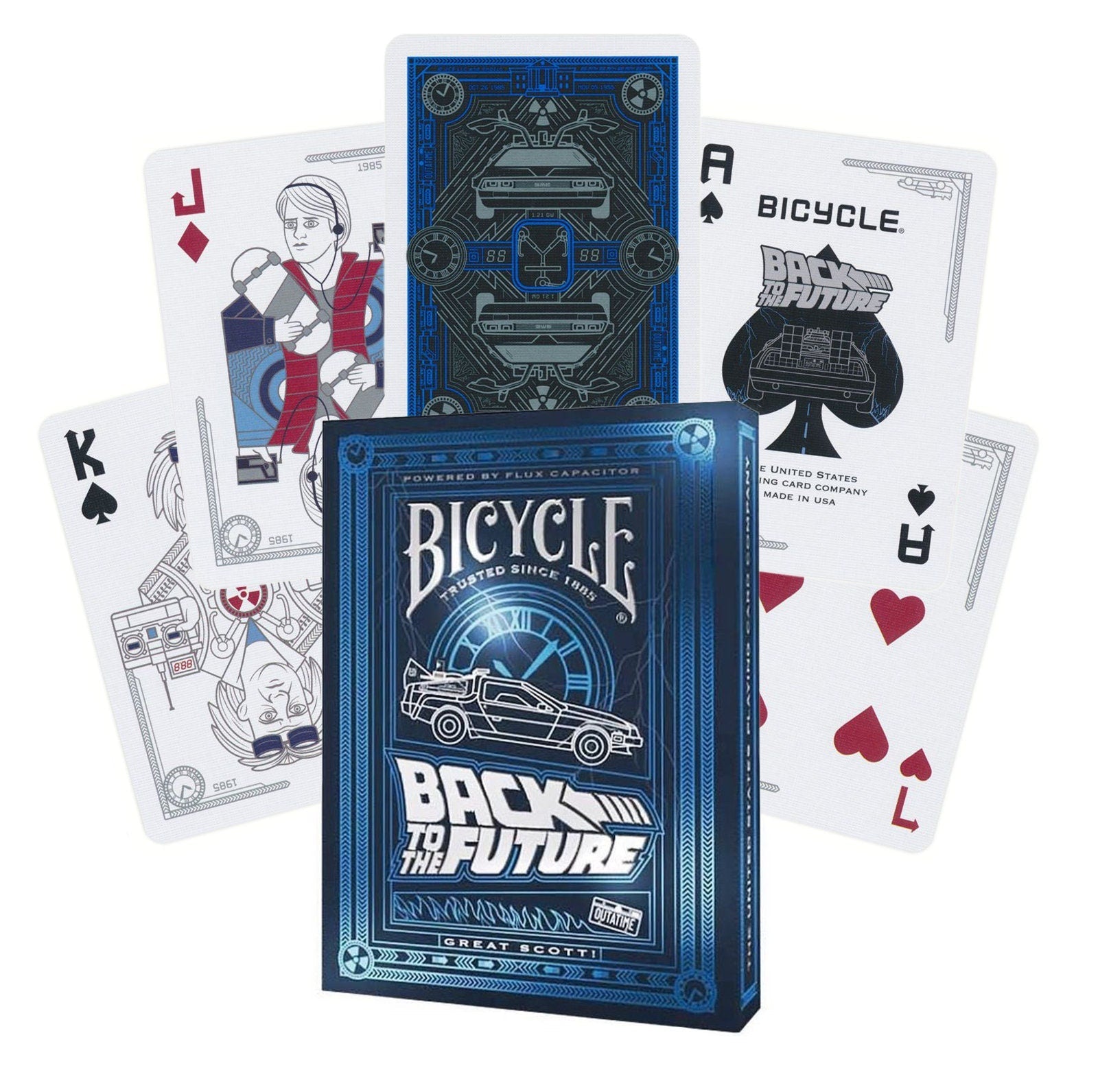 Playing Cards Back to the Future - 073854094594 - CrystalLotus.eu