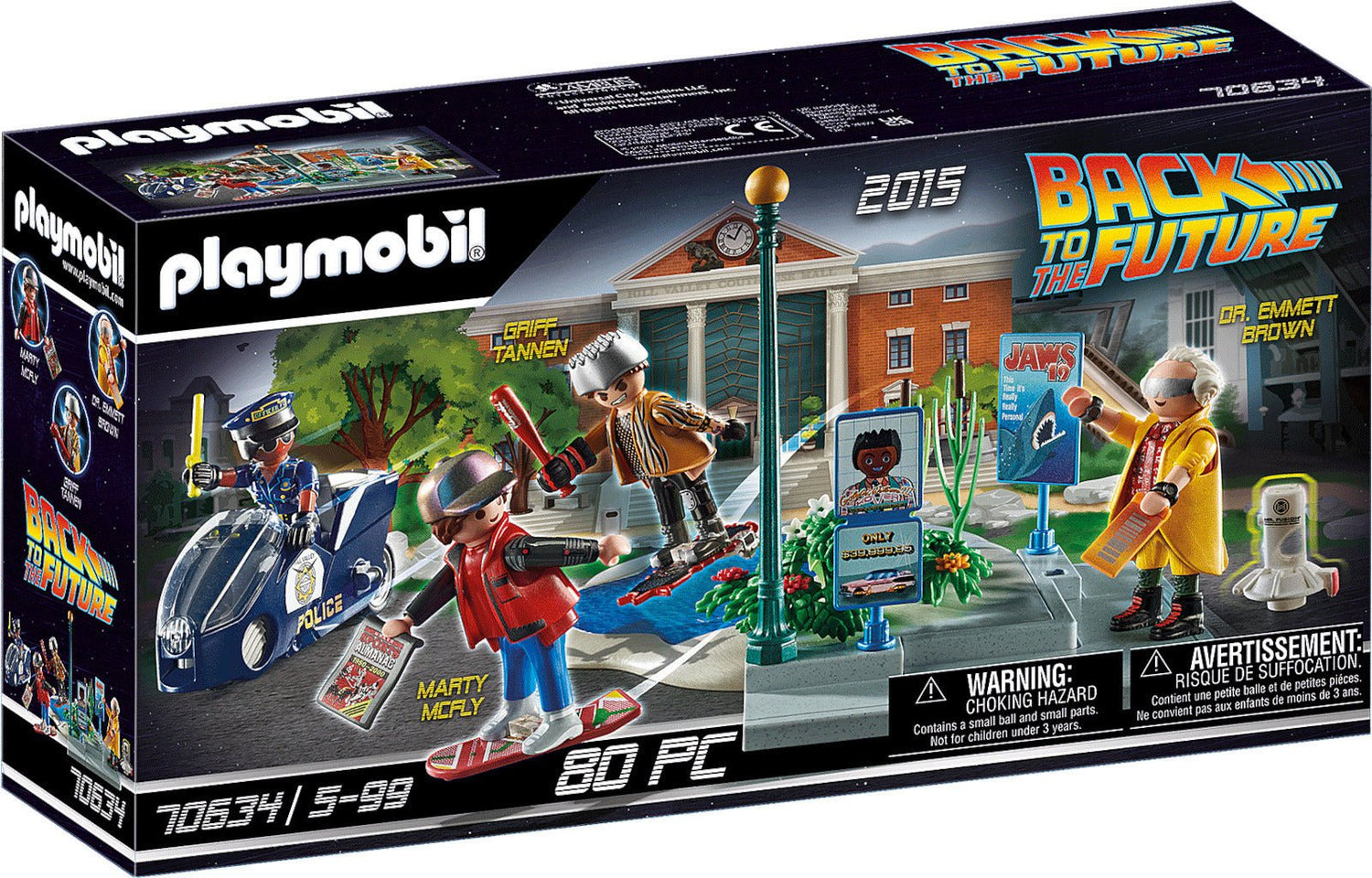 Playmobil 70634 - Back to the Future Part II Hoverboard Chase - 4008789706348 - CrystalLotus.eu