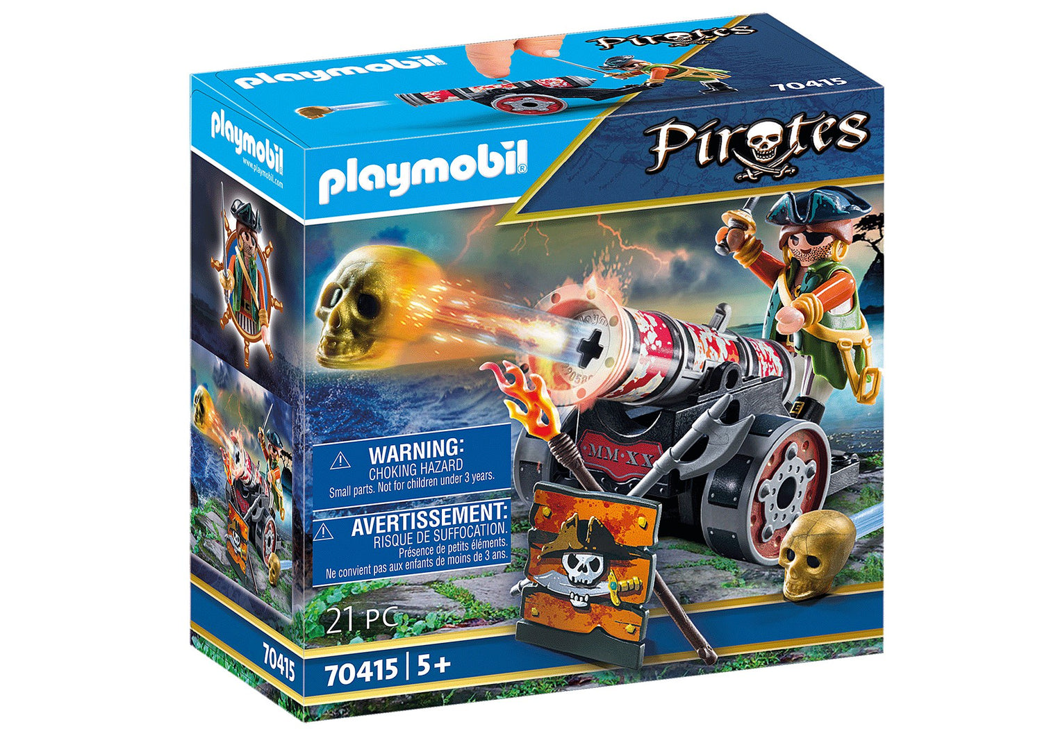 Playmobil Pirate with Cannon 70415 - 4008789704153 - CrystalLotus.eu