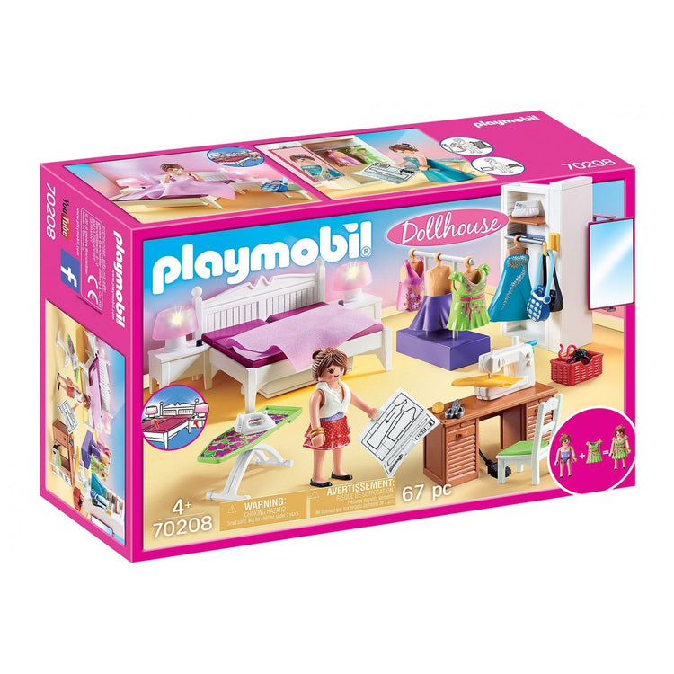 Playmobil Υπνοδωμάτιο Με Ατελιέ Ραπτικής (70208) - 4008789702081 - CrystalLotus.eu