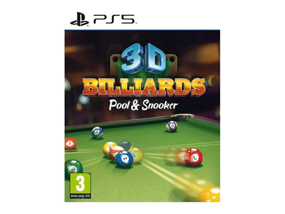 Playstation 5 - 3D Billiards : Pool & Snooker - 8720256139683 - CrystalLotus.eu