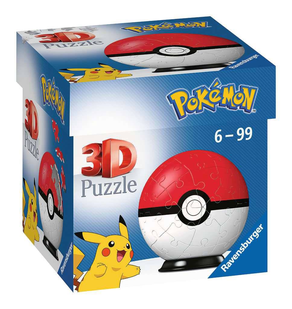 Pokémon 3D Puzzle Pokéballs: Classic (54 pieces) - 4005556112562 - CrystalLotus.eu