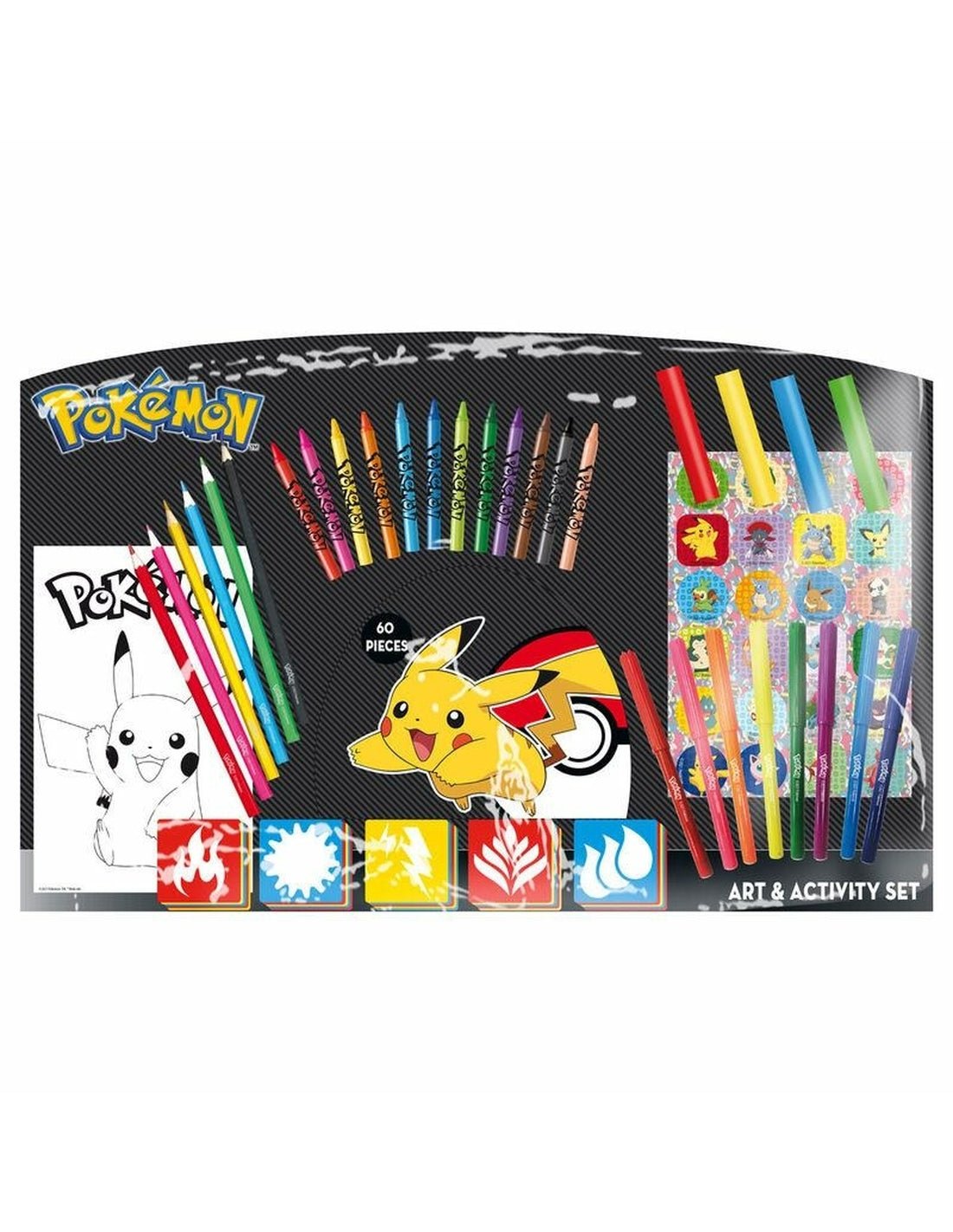 Pokémon 60 - Piece Art Set Pokémon - 8426842091037 - CrystalLotus.eu