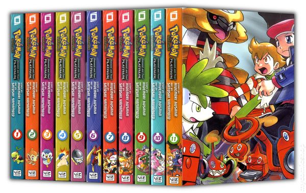 Pokemon: Adventures Diamond and Pearl Platinum, Box Set, Volumes 1 - 11 (by Hidenori Kusaka - Satoshi Yamamoto) - 9781421577777 - Crystal Lotus