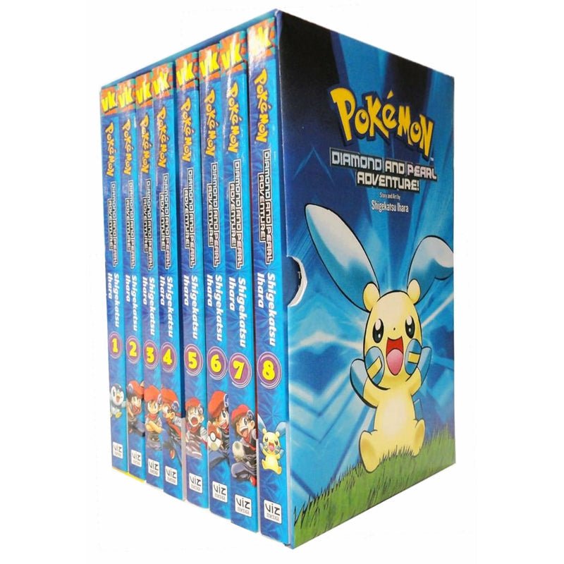 Pokemon: Diamond and Pearl Adventure!, Complete Box Set Volumes 1 - 8 (by Shigekatsu Ihara) - 9781421542416 - Crystal Lotus