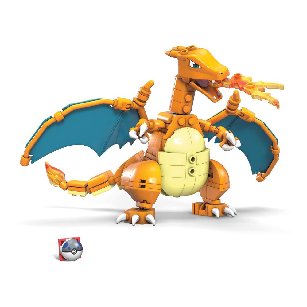 Pokémon Mega Construx Wonder Builders Construction Set Charizard 10 cm - 887961950779 - CrystalLotus.eu