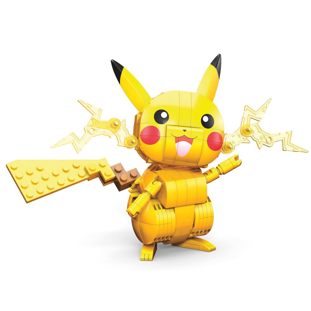 Pokémon Mega Construx Wonder Builders Construction Set Pikachu 10 cm - 887961852233 - CrystalLotus.eu