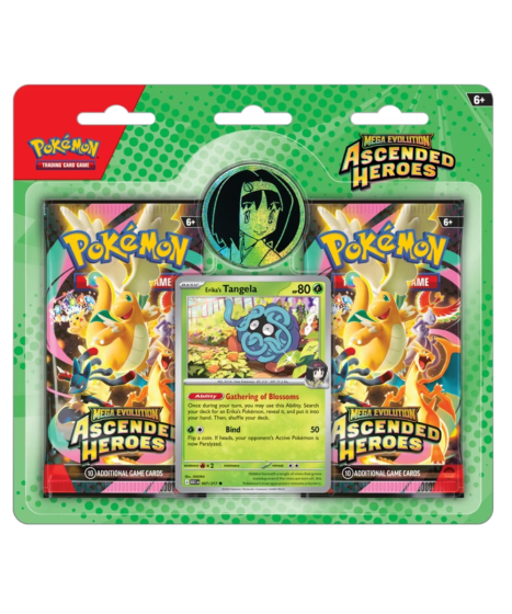 Pokemon Mega Evolution Ascended Heroes 2 - Pack Collection - Erika&