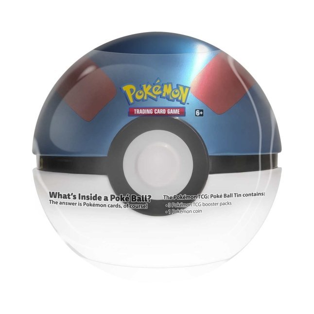 Pokemon PokeBall Tin 2023 Fall - Great Ball - 820650852756 - CrystalLotus.eu