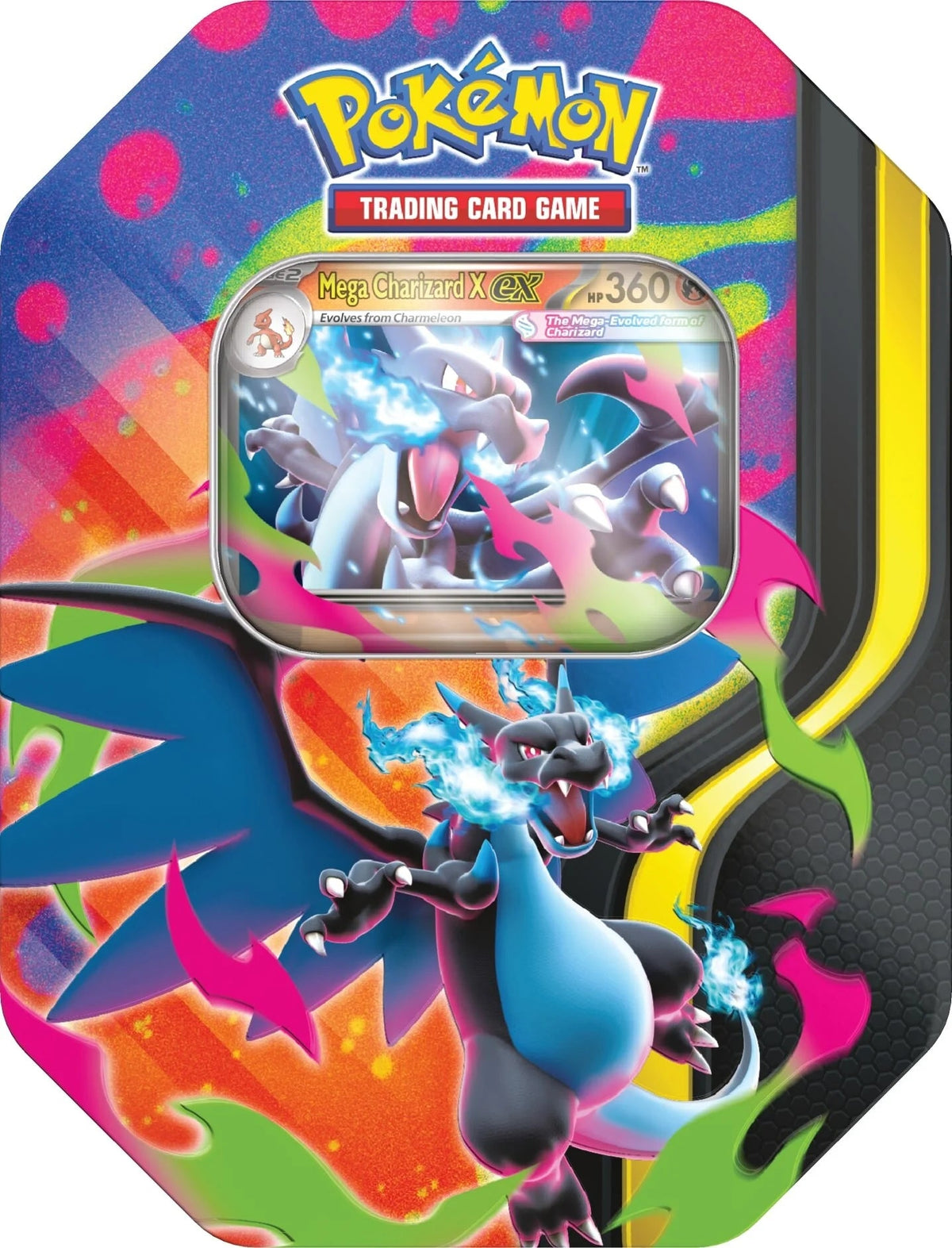 Pokemon - Spring 2026 Tin: Mega Charizard X ex - 196214130791 - Crystal Lotus
