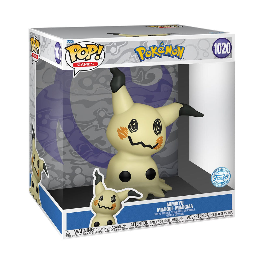 Pokemon Super Sized Jumbo POP! Vinyl Figure Mimikyu 25 cm - 889698817035 - Crystal Lotus