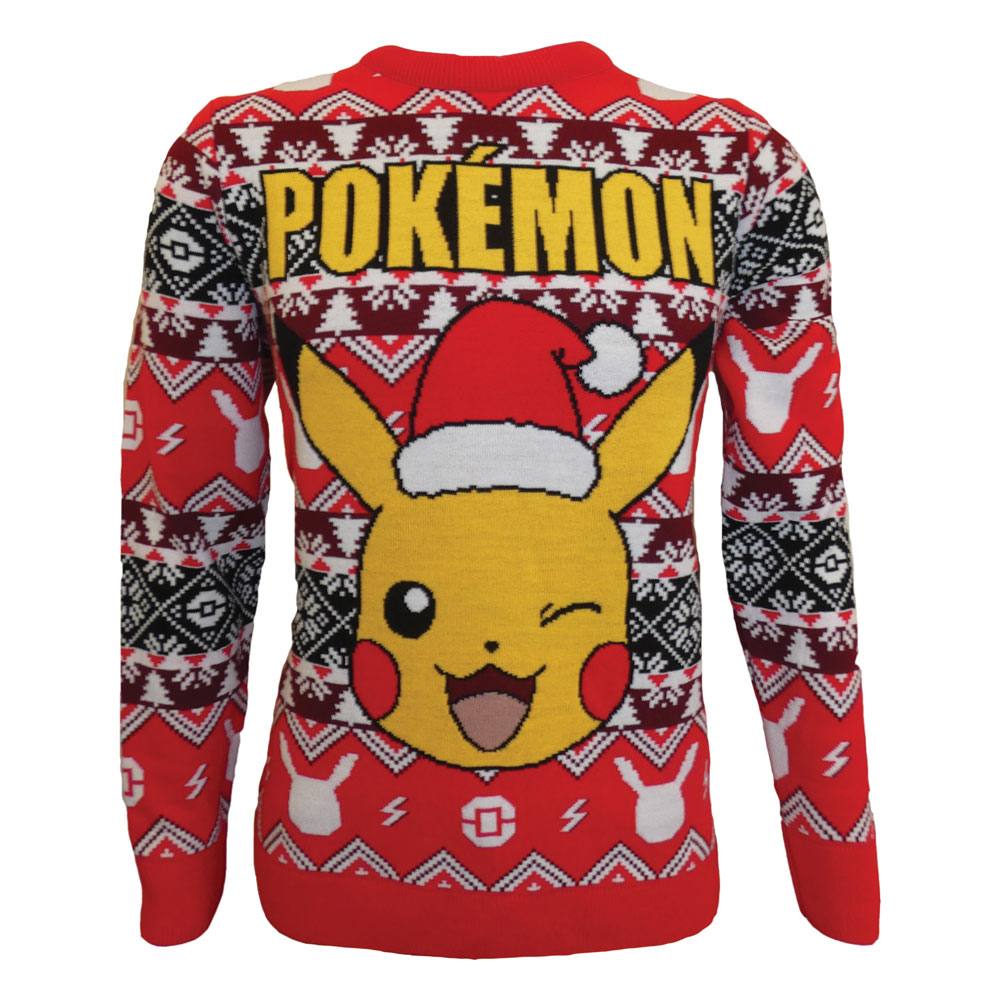 Pokémon Sweatshirt Christmas Jumper Pikachu (S) - 5056463457306 - CrystalLotus.eu