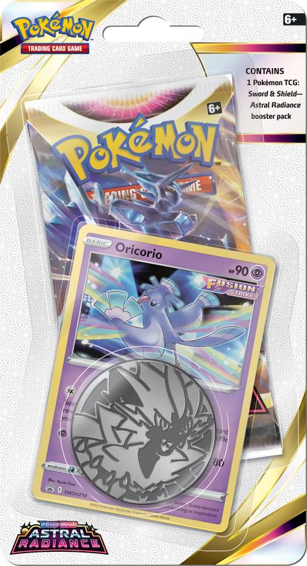 Pokemon - Sword &amp; Shield 10 Astral Radiance Checklane Blister Oricorio - 76617 - CrystalLotus.eu