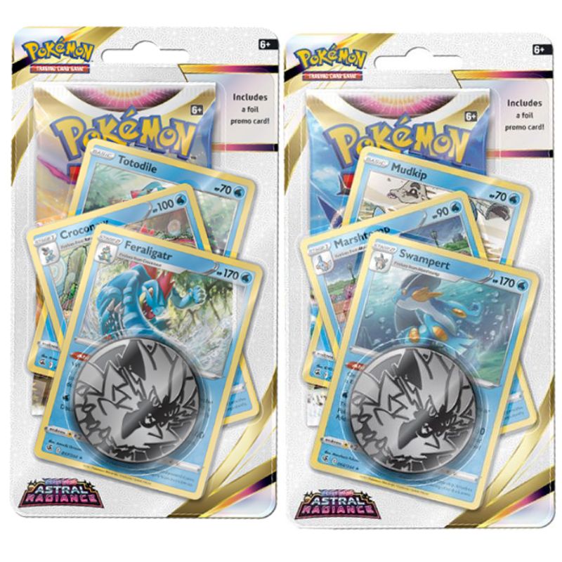 Pokemon - Sword &amp; Shield 10 Astral Radiance Premium Checklane Blister Feraligatr - 76618 - CrystalLotus.eu