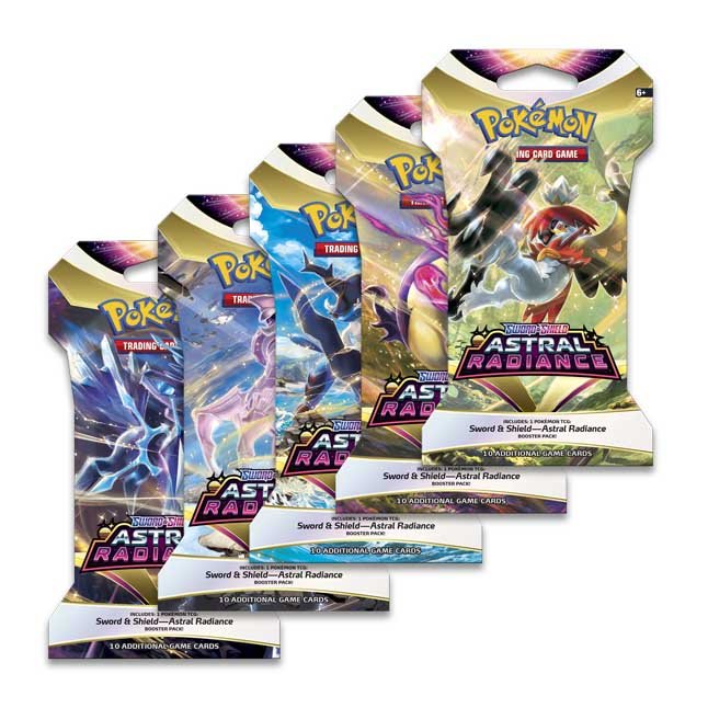 Pokemon - Sword &amp; Shield 10 Astral Radiance Sleeved Booster - 76616 - CrystalLotus.eu