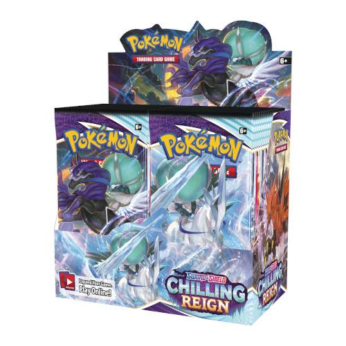 Pokemon Sword &amp; Shield 6 Chilling Reign Booster Box (36) (Pokémon) - 820650818462 - CrystalLotus.eu