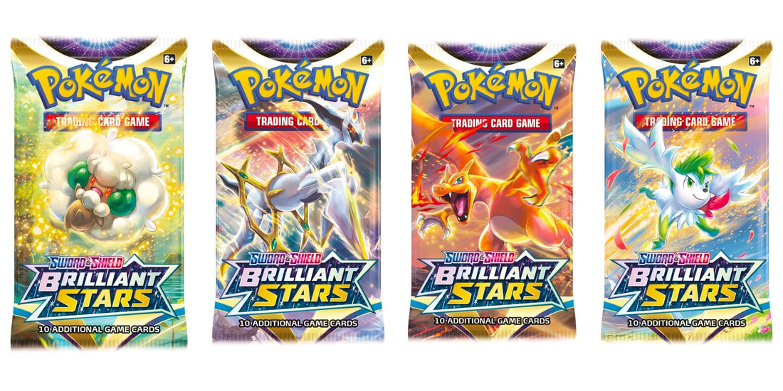 Pokemon Sword &amp; Shield 9 Brilliant Stars - Booster Pack - 820650809965 - CrystalLotus.eu
