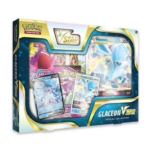 Pokemon Sword &amp; Shield 9 Brilliant Stars - Glaceon VStar Special Collection - 820650809026 - CrystalLotus.eu