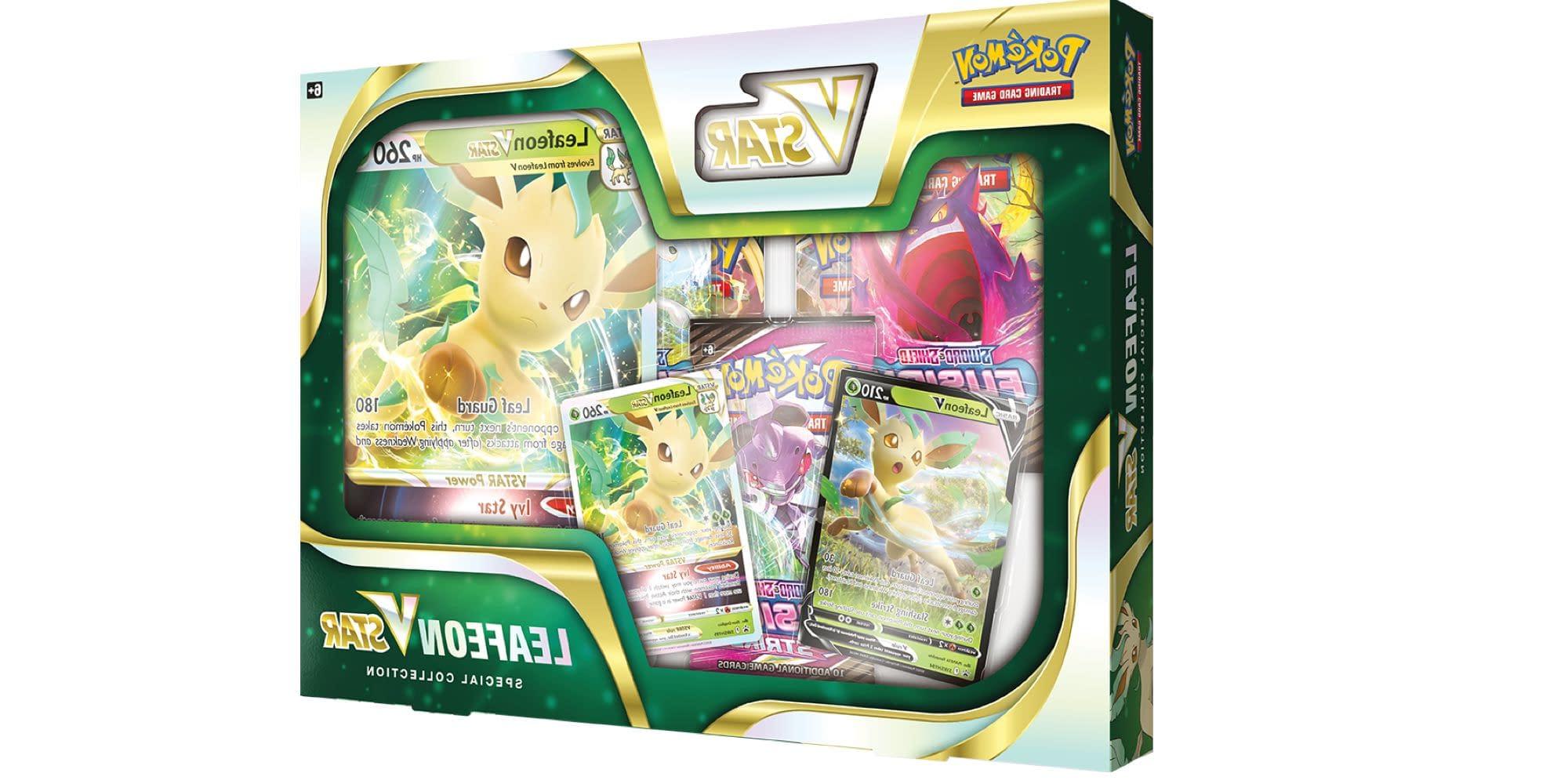 Pokemon Sword &amp; Shield 9 Brilliant Stars - Leafeon VStar Special Collection - 820650809026 - CrystalLotus.eu