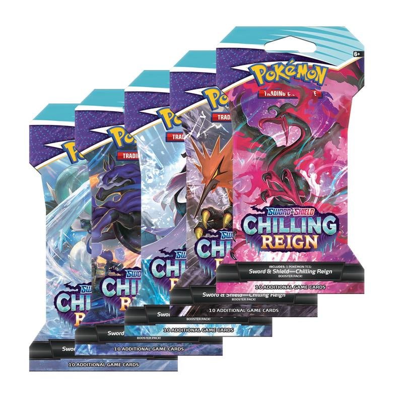 Pokémon Sword &amp; Shield Chilling Reign Sleeved Booster - 820650808470 - CrystalLotus.eu