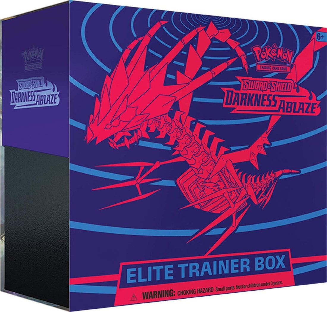 Pokémon Sword &amp; Shield Darkness Ablaze Elite Trainer Box - 0820650807312 - CrystalLotus.eu