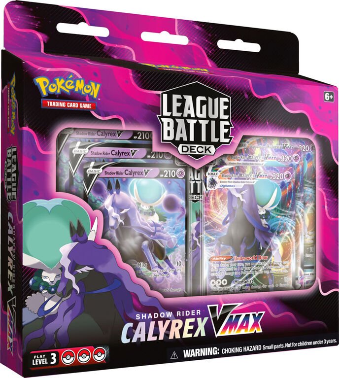 Pokemon TCG - Calyrex VMAX League Battle Deck Q2 2022 (Shadow Rider) - 820650850424 - CrystalLotus.eu