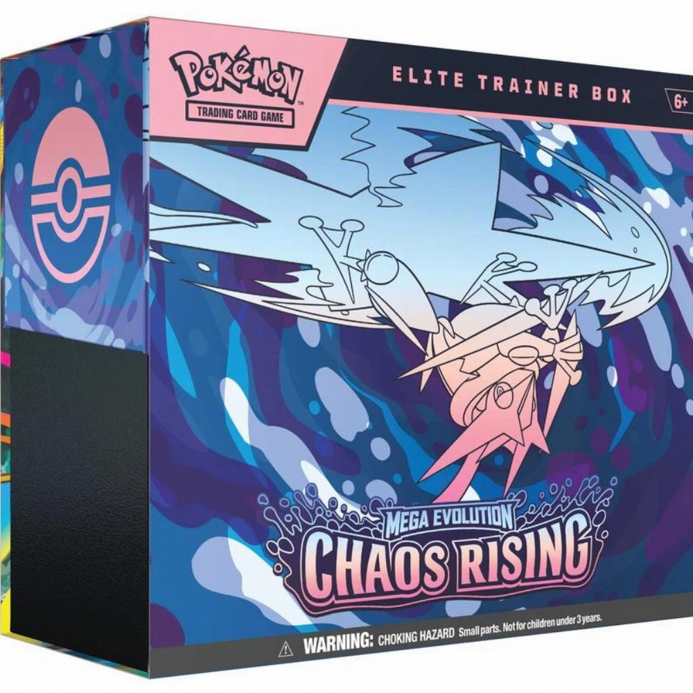 Pokemon TCG: Mega Evolution - Chaos Rising Elite Trainer Box - 196214139954 - Crystal Lotus