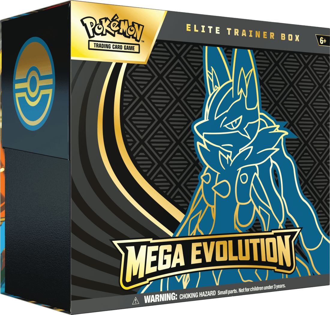 Pokemon TCG: Mega Evolution Elite Trainer Box (Mega Lucario) - 0196214114845 - Crystal Lotus