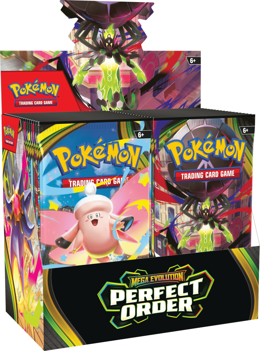 Pokemon TCG: Mega Evolution - Perfect Order Booster Display (36 Packs) - 0196214137127 - Crystal Lotus