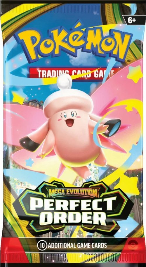 Pokemon TCG: Mega Evolution - Perfect Order Booster Pack (Single Pack) - 196214137110 - Crystal Lotus