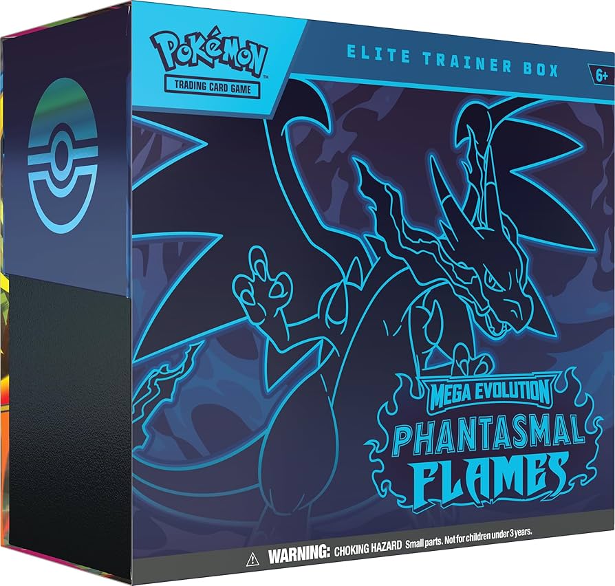 Pokémon TCG: Mega Evolution - Phantasmal Flames Elite Trainer Box - 196214124813 - Crystal Lotus