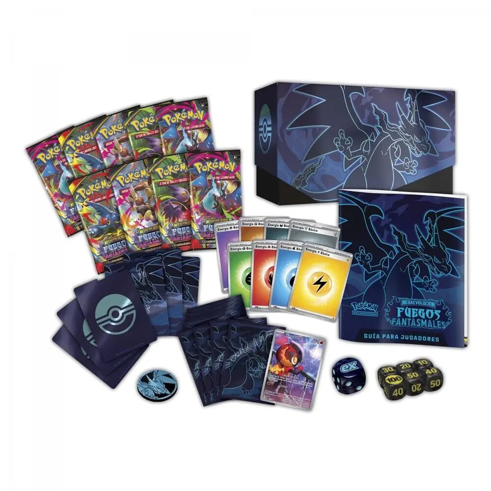 Pokémon TCG: Mega Evolution - Phantasmal Flames Elite Trainer Box - 196214124813 - Crystal Lotus