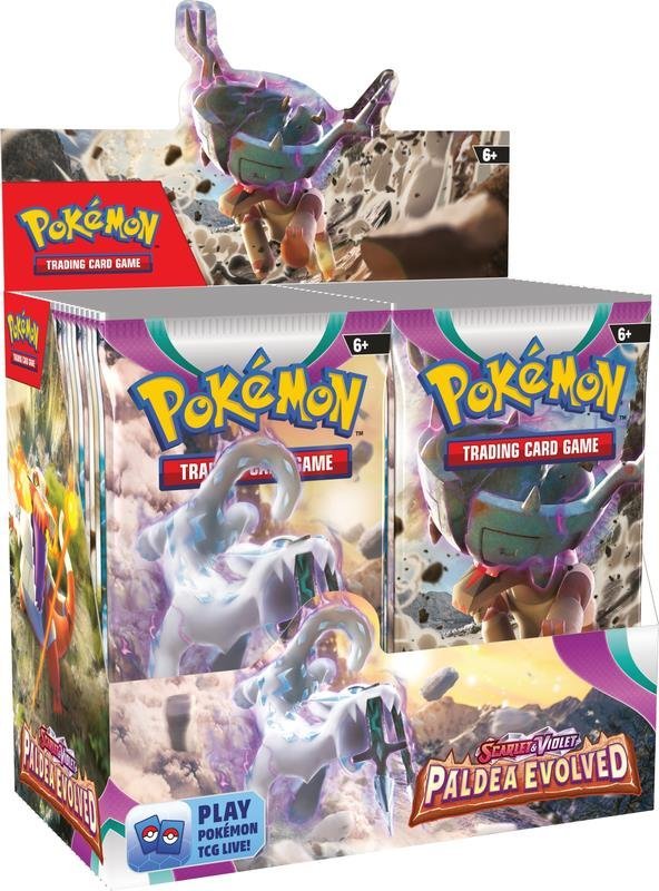 Pokemon TCG: Scarlet &amp; Violet 2 - Paldea Evolved Booster Box - 820650863493 - CrystalLotus.eu