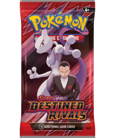 Pokemon TCG: Scarlet &amp; Violet - Destined Rivals Booster (Single Pack) - 196214111172 - Crystal Lotus